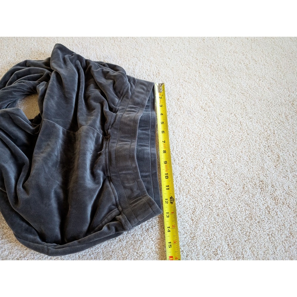 Cable & Gauge Women Gray Velour Track Pants Joggers Medium - Picture 8 of 10
